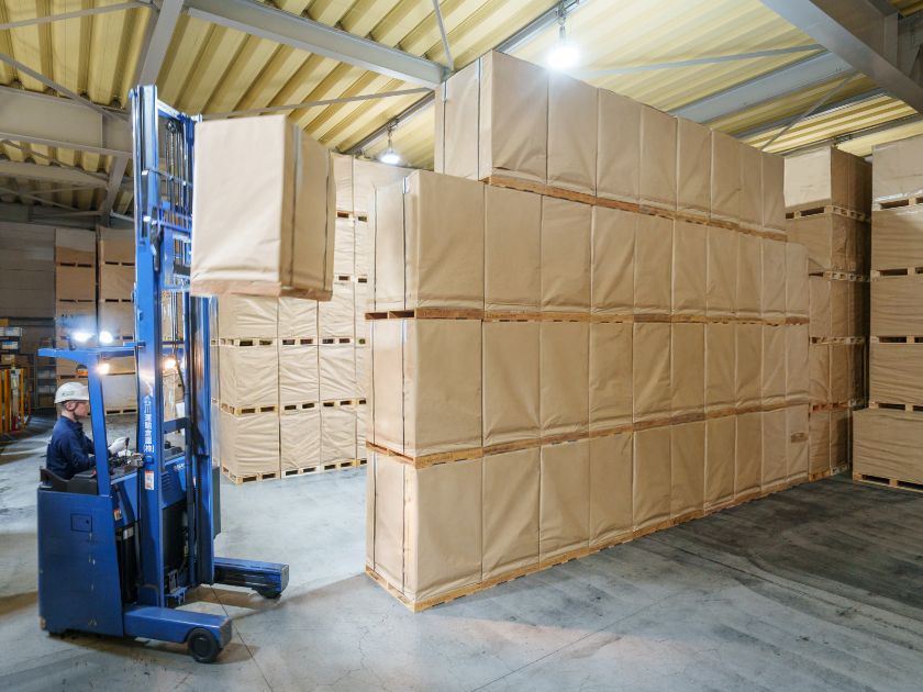 入付作業の様子